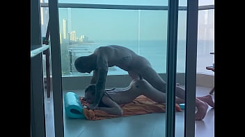 Black cock stuffed only in her tiny pussy